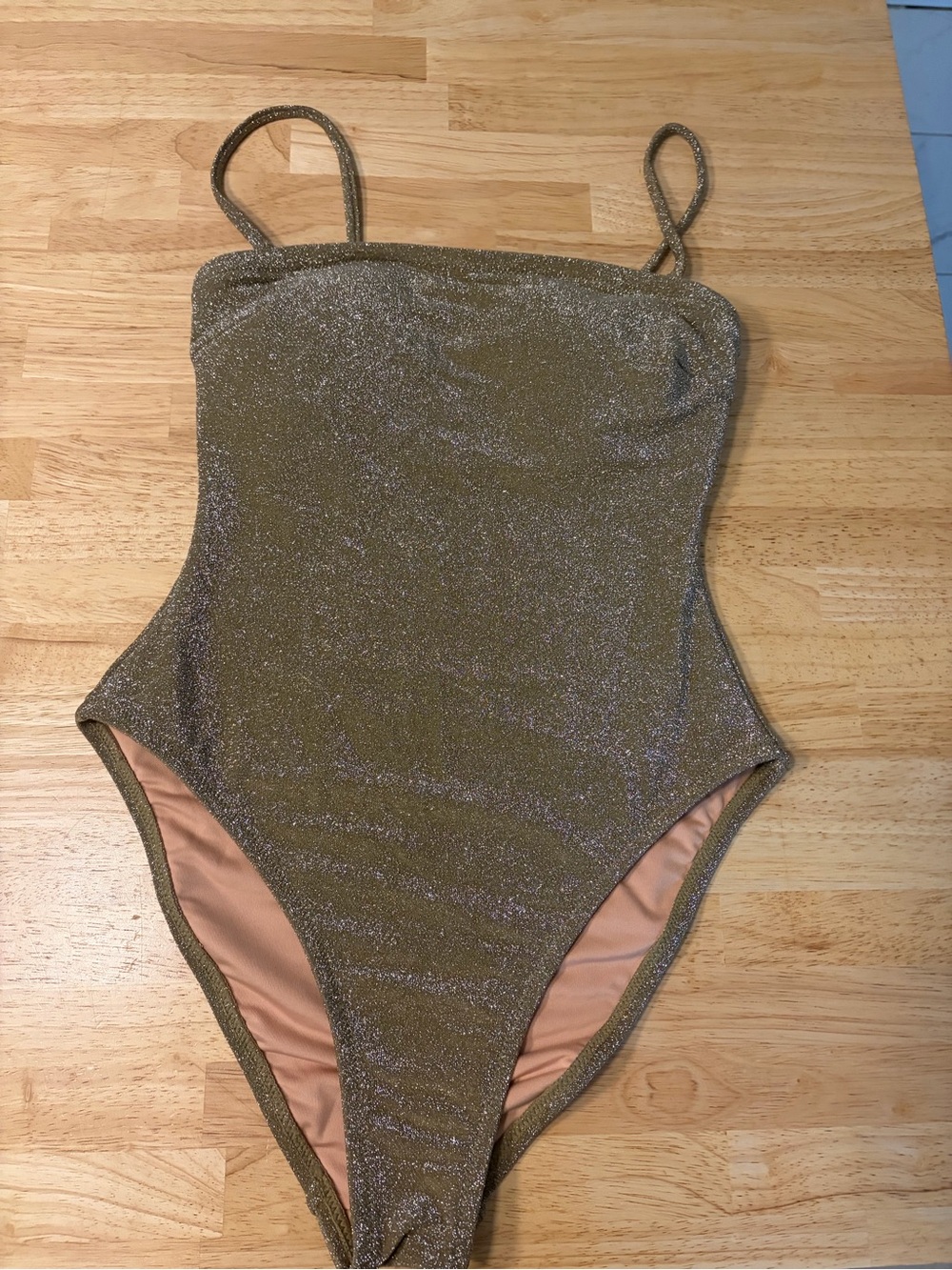 J. Crew Shimmery One-Piece Swimsuit